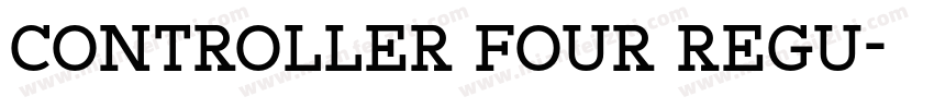 Controller Four Regu字体转换